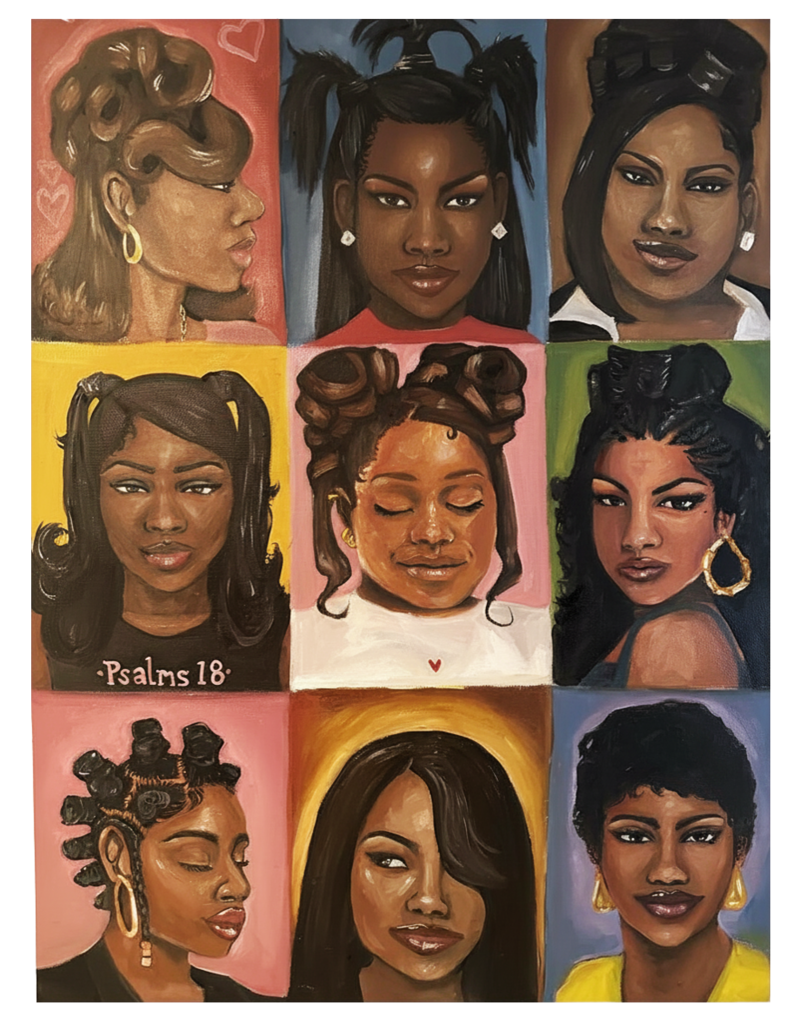 ORIGINAL "Our Stylz, Our Art" Oil Painting