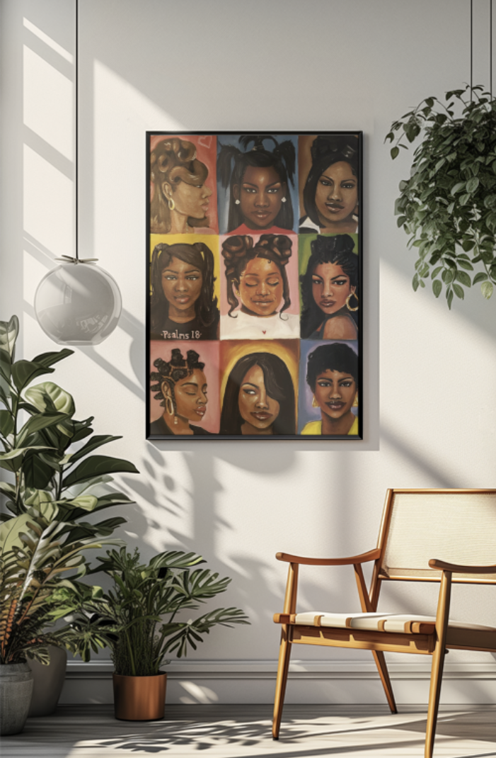 ORIGINAL "Our Stylz, Our Art" Oil Painting